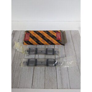 New 2 Pack THK Linear Rail With Two RSR15VM Slide Blocks 2RSR15VMUU+168LM